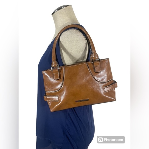 Nine West Brown Leather Purse Small - Picture 1 of 15